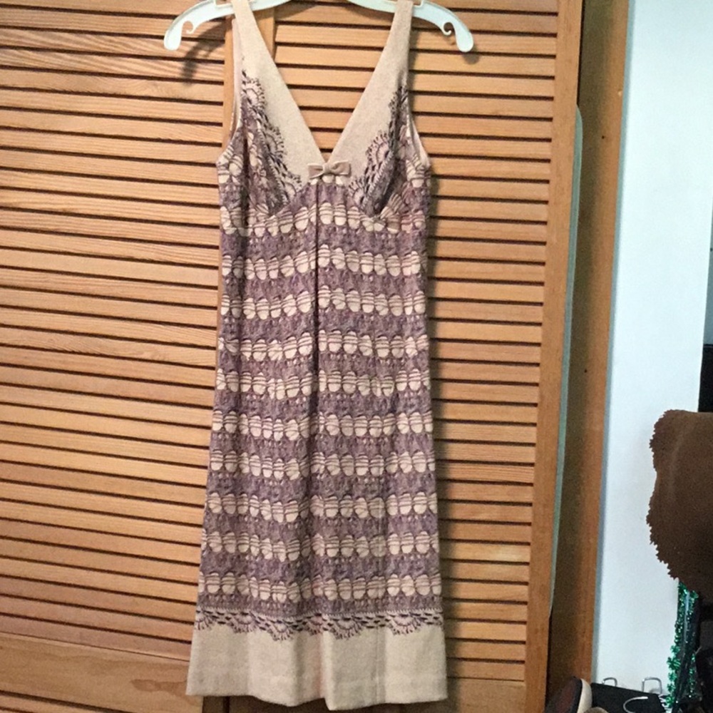 Wool cocktail dress.